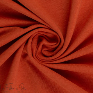 Coupon de tissu jersey coton uni - Rouge - 50cm Autres marques - Tissus et mercerie - 145