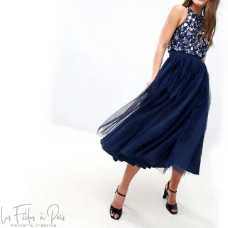 Coupon de tulle souple - Jaune - 270cm Tissus et mercerie créative – Nos sélections sans marque - 189