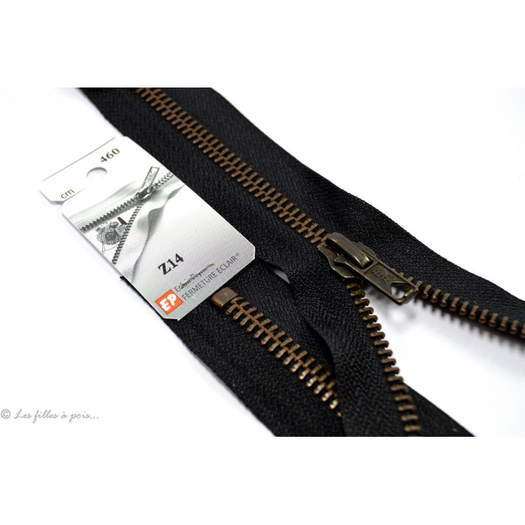 Fermeture Eclair Spécial jeans - maille laiton - Oeko-Tex Fermetures Eclair - Prym ® - Fermetures à glissière - 1 Fermeture Eclair Spécial jeans - maille laiton - Oeko-Tex Fermetures Eclair - Prym ® - Fermetures à glissière - 1