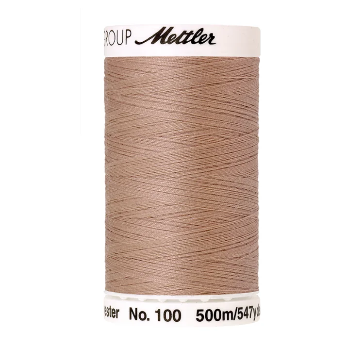 Fil à coudre Mettler Seralon 500m - naturel - 0538 Mettler : fils à coudre, broder et surjeter de qualité - 1