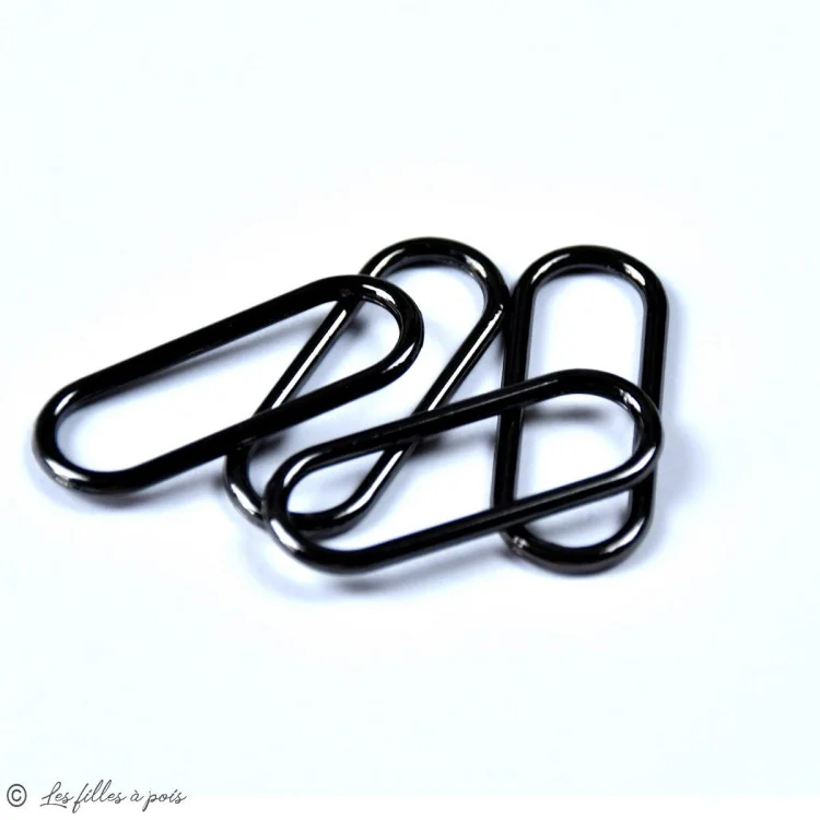 Anneaux connecteurs oblong - Gun - 25mm ou 30mm - Lot de 4 Tissus et mercerie créative – Nos sélections sans marque - 1 Anneaux connecteurs oblong - Gun - 25mm ou 30mm - Lot de 4 Tissus et mercerie créative – Nos sélections sans marque - 1