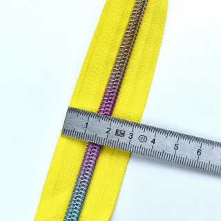 Fermeture eclair au mètre + curseurs argentés - Spiralée rainbow - Nylon Tissus et mercerie créative – Nos sélections sans marqu