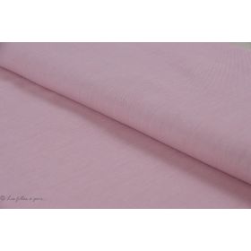 Tissu Sevilla chambray double fil - Rose clair - Stof Fabric ® STOF Fabrics ® - 1