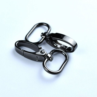 Mousqueton tournant - Gun - 25mm ou 30mm - Lot de 2 Autres marques - Tissus et mercerie - 1