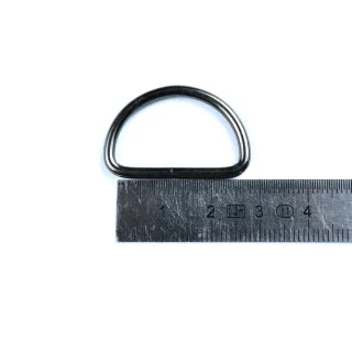 Etrier "D" - 12mm, 20mm, 25mm, 30mm ou 38mm - Gun - Lot de 2 pièces Tissus et mercerie créative – Nos sélections sans marque - 2