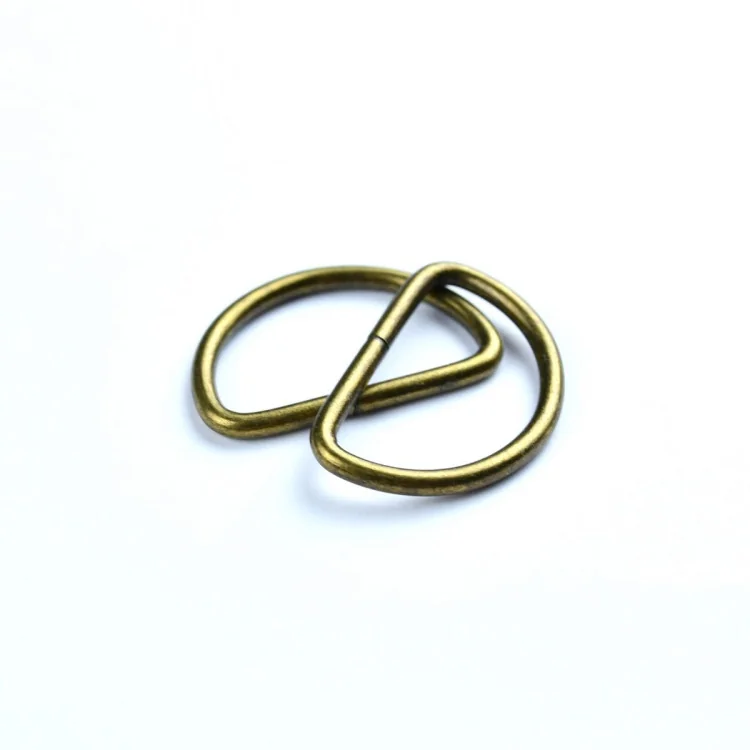 Etrier "D" - 12mm, 20mm, 25mm, 30mm ou 38mm - Bronze - Lot de 2 pièces Tissus et mercerie créative – Nos sélections sans marque 