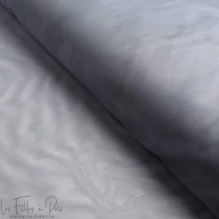 Coupon de tulle souple - Gris foncé - 130cm Tissus et mercerie créative – Nos sélections sans marque - 169