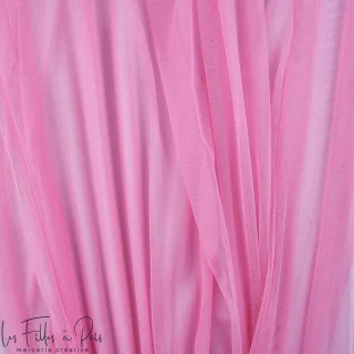 Coupon de tulle souple - Rose Fuchsia - 140cm Tissus et mercerie créative – Nos sélections sans marque - 198