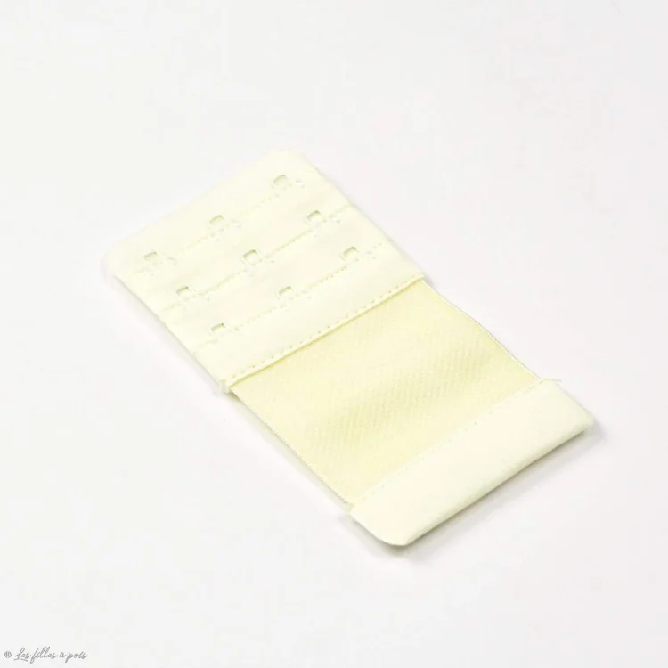 Rallonge de soutien-gorge élastique – 3 crochets – 55 mm – 4 coloris Tissus et mercerie créative – Nos sélections sans marque - 
