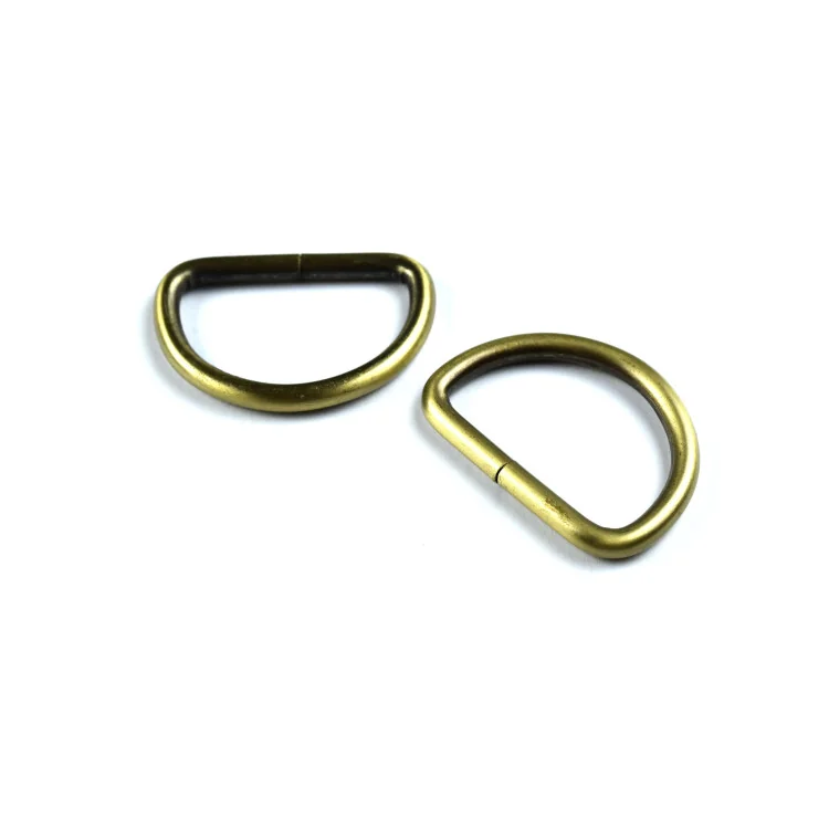 Etrier en D – Bronze patiné – 20 à 38 mm – Lot de 2 pièces Tissus et mercerie créative – Nos sélections sans marque - 1
