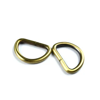 Etrier en D – Bronze patiné – 20 à 38 mm – Lot de 2 pièces Tissus et mercerie créative – Nos sélections sans marque - 2