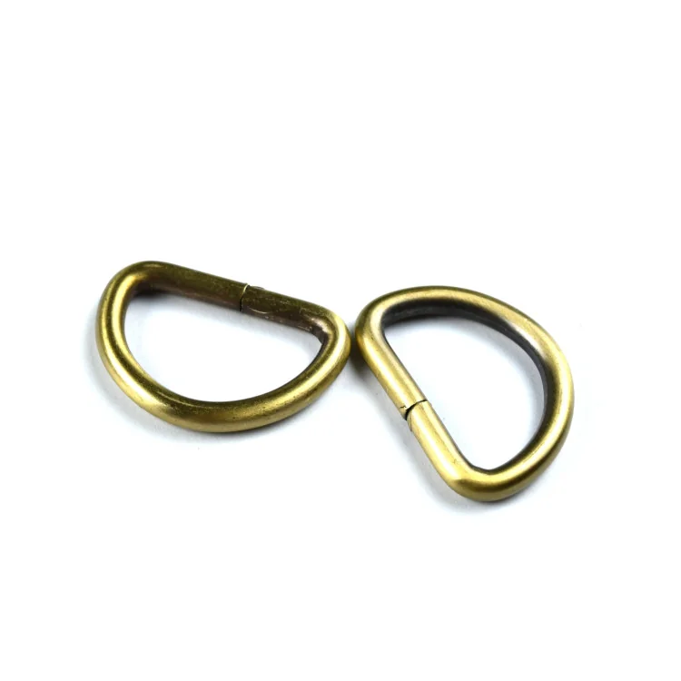 Etrier en D – Bronze patiné – 20 à 38 mm – Lot de 2 pièces Tissus et mercerie créative – Nos sélections sans marque - 2