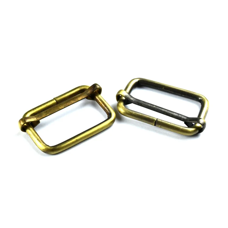 Boucles coulissantes de réglage pour sangle – Bronze patiné – 20, 25, 30 ou 38 mm – Lot de 2 Tissus et mercerie créative – Nos s