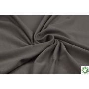 Coupon tissu jersey coton uni marron - Taupe - Bio - Lillestoff ® - 40cm Lillestoff ® - 2