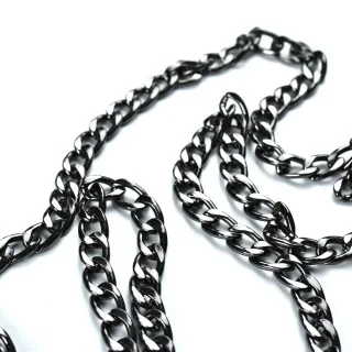 Anse chaîne de sac très résistante – 100 cm – Doré, Argenté ou Noir Gun - 6
