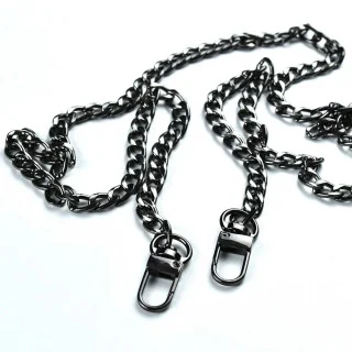 Anse chaîne de sac très résistante – 100 cm – Doré, Argenté ou Noir Gun - 4