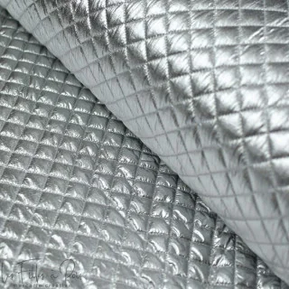 Tissu matelassé argenté – Léger & souple – Parfait pour veste et accessoires Tissus et mercerie créative – Nos sélections sans m