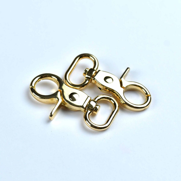 Mosquetão de gatilho giratório - Ouro claro - 20mm Autres marques - Tissus et mercerie - 1 Mosquetão de gatilho giratório - Ouro claro - 20mm Autres marques - Tissus et mercerie - 1