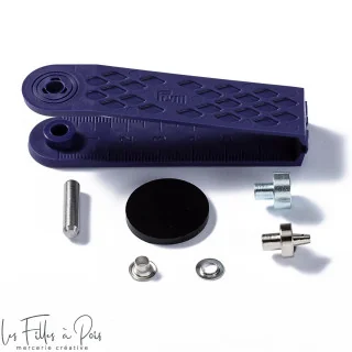 Œillets ronds Prym à sertir – 4 mm – Avec outil de pose – Lot de 50 Prym : mercerie couture et accessoires de qualité - 2