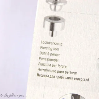 Oeillets ronds Prym à sertir – 14 mm – Avec outil de pose Prym : mercerie couture et accessoires de qualité - 8