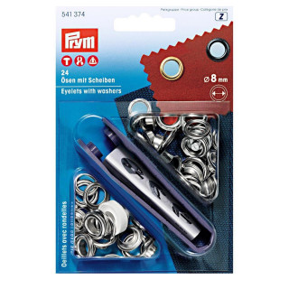 Oeillets à sertir avec outils de pose - Rond - 8mm - Prym ® Prym ® - Mercerie - 1