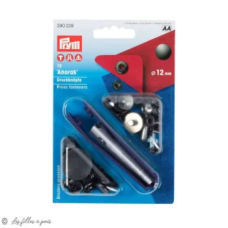 Fecho de pressão Anorak com ferramenta - 12mm - Prym (Prym) Prym : mercerie couture et accessoires de qualité - 3