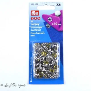 Recarga para botões de pressão Jersey - 10mm - Prym (Prym) Prym : mercerie couture et accessoires de qualité - 1