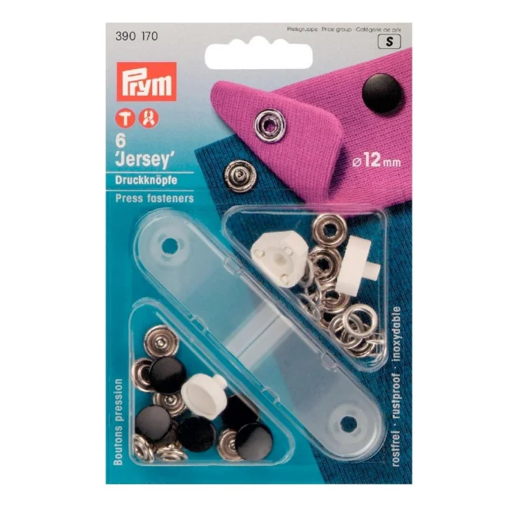 Bouton pression jersey avec outil – 12 mm – Prym – 390170 / 390171 Prym : mercerie couture et accessoires de qualité - 2