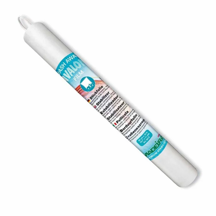 Stabilisateur hydrosoluble Avalon Film - Madeira - 50 cm x 10 m Madeira : fils à broder de qualité supérieure - 1