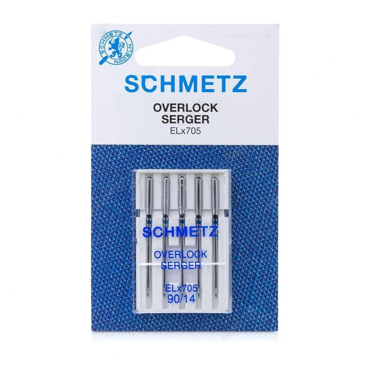 Aiguilles overlock jersey surjeteuse et surjet - ELX705 - Schmetz Schmetz : aiguilles pour machines à coudre, broder et surjeter Aiguilles overlock jersey surjeteuse et surjet - ELX705 - Schmetz Schmetz : aiguilles pour machines à coudre, broder et surjeter