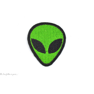 Écusson ovni - Vert - Thermocollant  - 1
