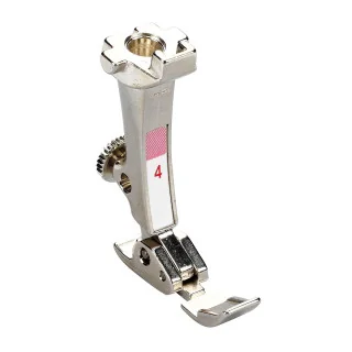 Pied presseur BERNINA N°4 pied pour fermeture éclair standard - 84487200 BERNINA : machines à coudre, à broder et à surjeter - 1