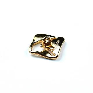 Bouton à queue métal doré - Carré - Multicolore - 15mm Tissus et mercerie créative – Nos sélections sans marque - 2