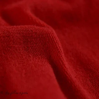 Coupon de tissu french terry coton uni - Figue givrée - 160cm Tissus et mercerie créative – Nos sélections sans marque - 14