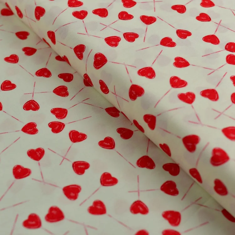 Popeline de coton AGF – Love on you – Fluide, douce & hypoallergénique Art Gallery Fabrics : tissus premium aux imprimés uniques