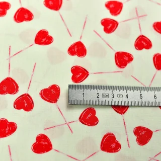 Popeline de coton AGF – Love on you – Fluide, douce & hypoallergénique Art Gallery Fabrics : tissus premium aux imprimés uniques