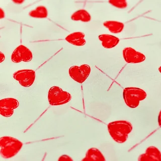 Popeline de coton AGF – Love on you – Fluide, douce & hypoallergénique Art Gallery Fabrics : tissus premium aux imprimés uniques