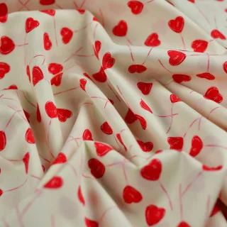 Popeline de coton AGF – Love on you – Fluide, douce & hypoallergénique Art Gallery Fabrics : tissus premium aux imprimés uniques