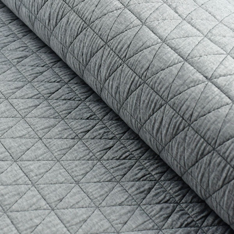Tissu doudoune matelassé losanges - Gris chiné Autres marques - Tissus et mercerie - 1 Tissu doudoune matelassé losanges - Gris chiné Autres marques - Tissus et mercerie - 1