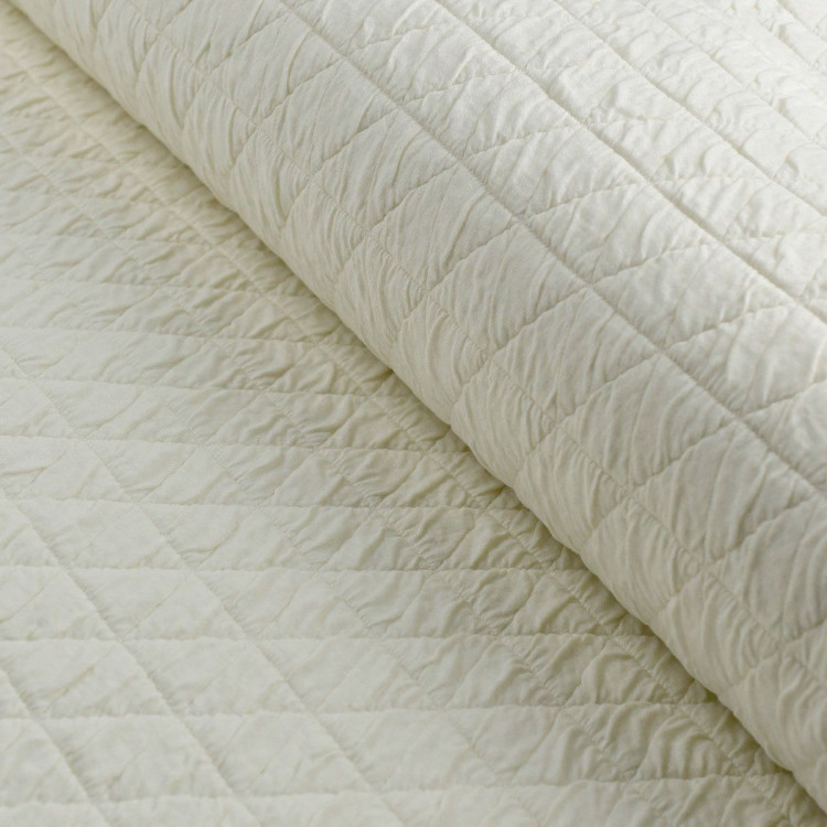 Tissu doudoune matelassé losanges - Ecru Autres marques - Tissus et mercerie - 1 Tissu doudoune matelassé losanges - Ecru Autres marques - Tissus et mercerie - 1