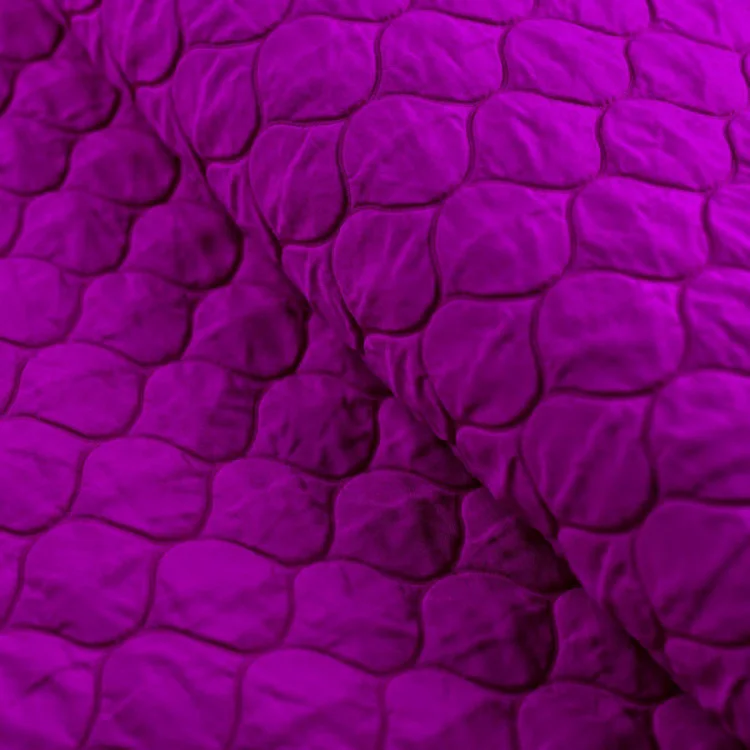 Coupon de tissu doudoune matelassé losanges ovales - Rose fuchsia - Autres marques - Tissus et mercerie - 1 Coupon de tissu doudoune matelassé losanges ovales - Rose fuchsia - Autres marques - Tissus et mercerie - 1