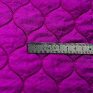 Tissu doudoune matelassé losanges ovales - Rose fuchsia Autres marques - Tissus et mercerie - 5