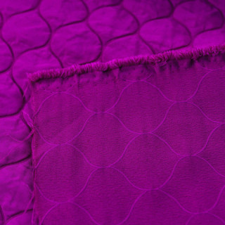 Tissu doudoune matelassé losanges ovales - Rose fuchsia Autres marques - Tissus et mercerie - 3