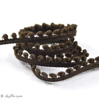 DESTOCK fin de bobine de galon mini pompon orange 9mm - 17m Tissus et mercerie créative – Nos sélections sans marque - 2