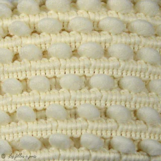 DESTOCK fin de bobine de galon mini pompon orange 9mm - 17m Tissus et mercerie créative – Nos sélections sans marque - 19