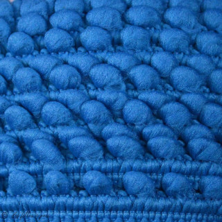 DESTOCK fin de bobine de galon mini pompon bleu 9mm - 7m Autres marques - Tissus et mercerie - 6
