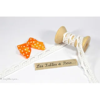 DESTOCK dentelle coton jaune - 10mm - 30m Tissus et mercerie créative – Nos sélections sans marque - 1