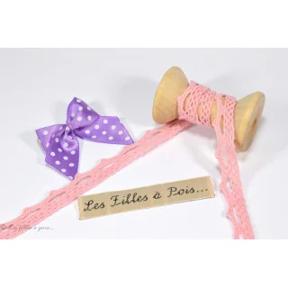 DESTOCK dentelle coton bleu - 10mm - 40m Tissus et mercerie créative – Nos sélections sans marque - 7