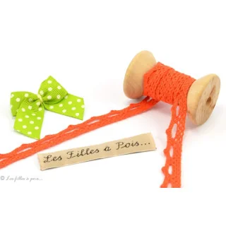 DESTOCK dentelle coton bleu - 10mm - 40m Tissus et mercerie créative – Nos sélections sans marque - 15