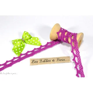 DESTOCK dentelle coton vert clair - 10mm - 33m Tissus et mercerie créative – Nos sélections sans marque - 11